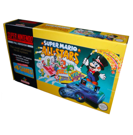 Super Nintendo Basenehet inkl Super Mario Allstars SCN