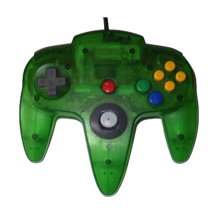 Nintendo 64 Handkontroll Grön/Jungle Green Transparent beg