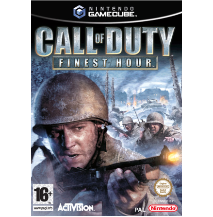 Call of Duty: Finest Hour - Nintendo Gamecube - PAL/EUR/SWD (SE/DK Manual) - Complete (CIB)