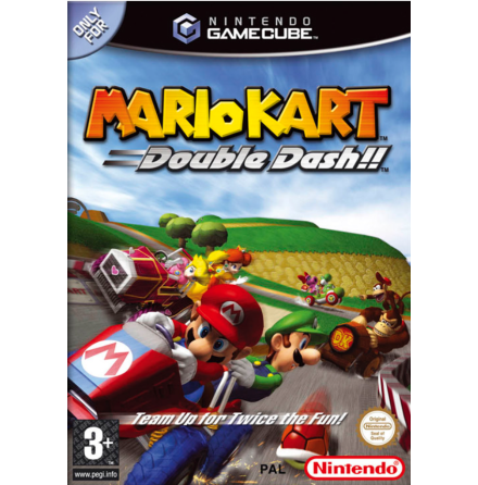 Mario Kart: Double Dash!! - Nintendo Gamecube - PAL/EUR/SWD (SE/DK Manual) - Complete (CIB)