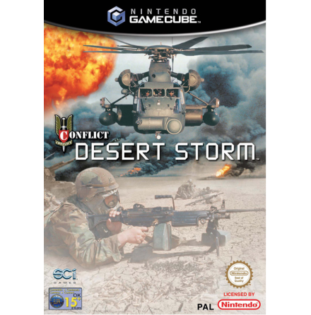Conflict: Desert Storm - Nintendo Gamecube - PAL/EUR/SWD (SE/DK Manual) - Complete (CIB)